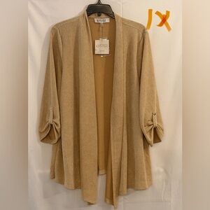 Kasper Women's Classic Tan Cardigan